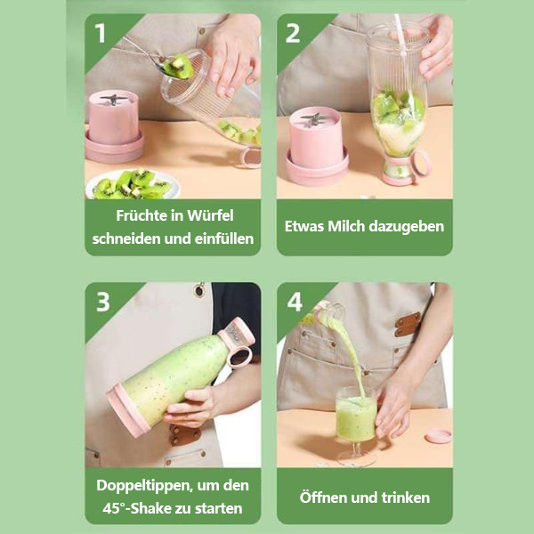 💥Muttertagsangebote💥Bestseller Tragbarer Entsafter | Frischer Saft überall und jederzeit