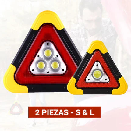 🚗Grande promotion - 60% de réduction🆘3-EN-1 Lampe de Signalisation d'Urgence Solaire Triangulaire pour le Bord de Route✨