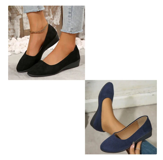 đ„Dernier jour 59% de rĂ©duction--Chaussures ĂlĂ©gantes et LĂ©gĂšres à Talon CompensĂ© Bas AntidĂ©rapant