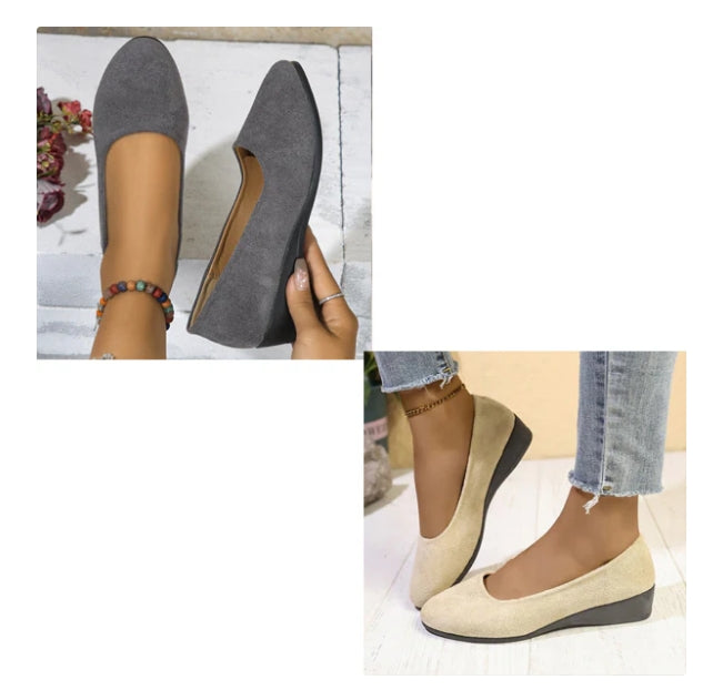 đ„Dernier jour 59% de rĂ©duction--Chaussures ĂlĂ©gantes et LĂ©gĂšres à Talon CompensĂ© Bas AntidĂ©rapant
