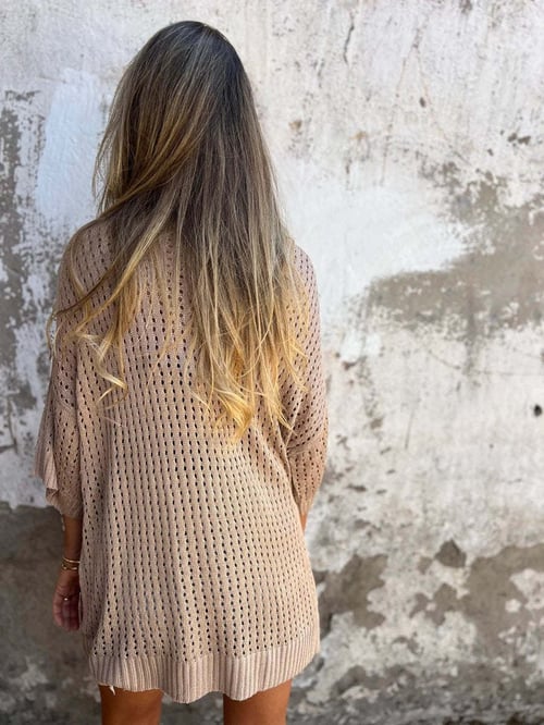 🔥Hot Sale 50% OFF🔥Top tricoté creux à col en V🍀🛫Achetez-en deux et bénéficiez d'une livraison gratuite🛫