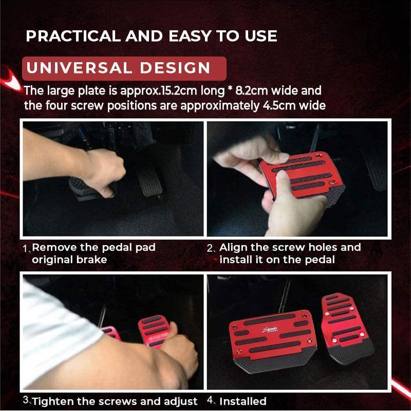 🚗 50% DE RÉDUCTION ! 🔥 Pédale Antidérapante pour Voiture - Adhérence Maximale et Installation Facile, Sécurité Améliorée par Tous les Temps ⚡📦
