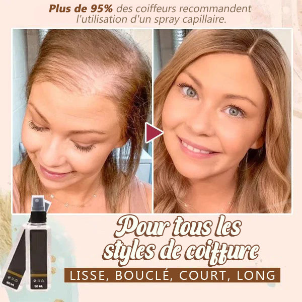 🔥👩Spray épaississant pour cheveux aux protéines végétales naturelles