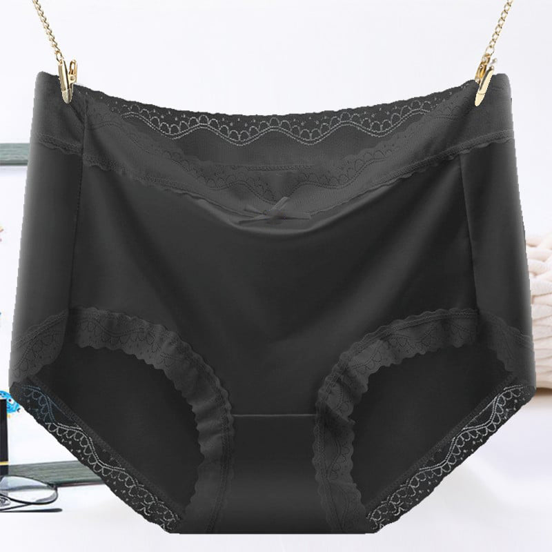 Culotte Gainante Sans Couture en Soie Glacée Satinée de Luxe