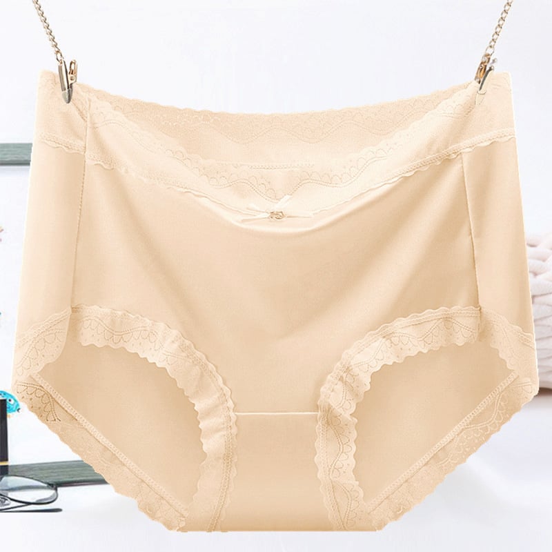 Culotte Gainante Sans Couture en Soie Glacée Satinée de Luxe