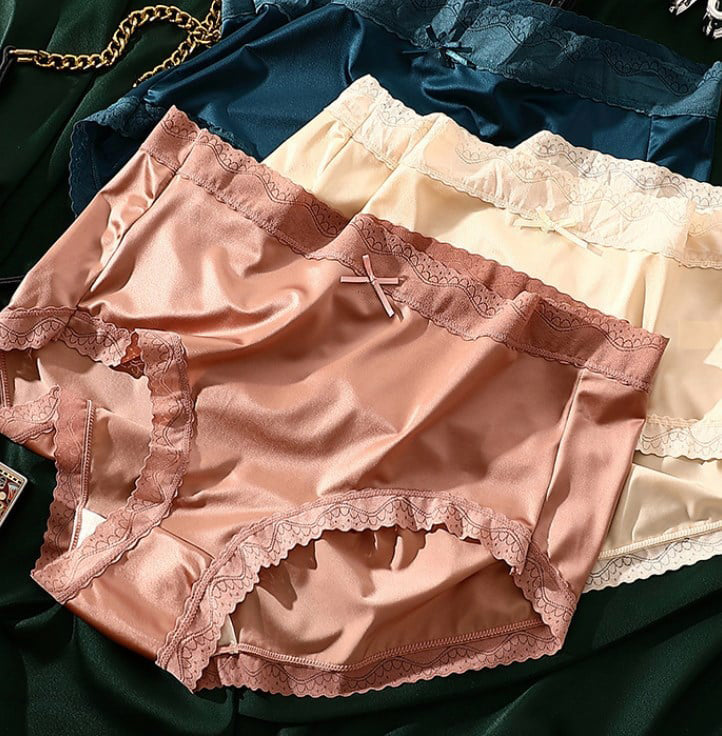 Culotte Gainante Sans Couture en Soie Glacée Satinée de Luxe