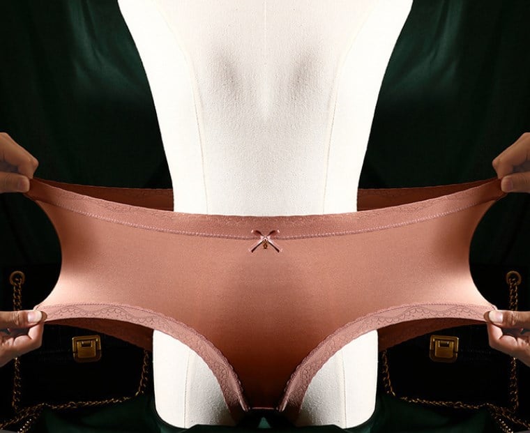 Culotte Gainante Sans Couture en Soie Glacée Satinée de Luxe