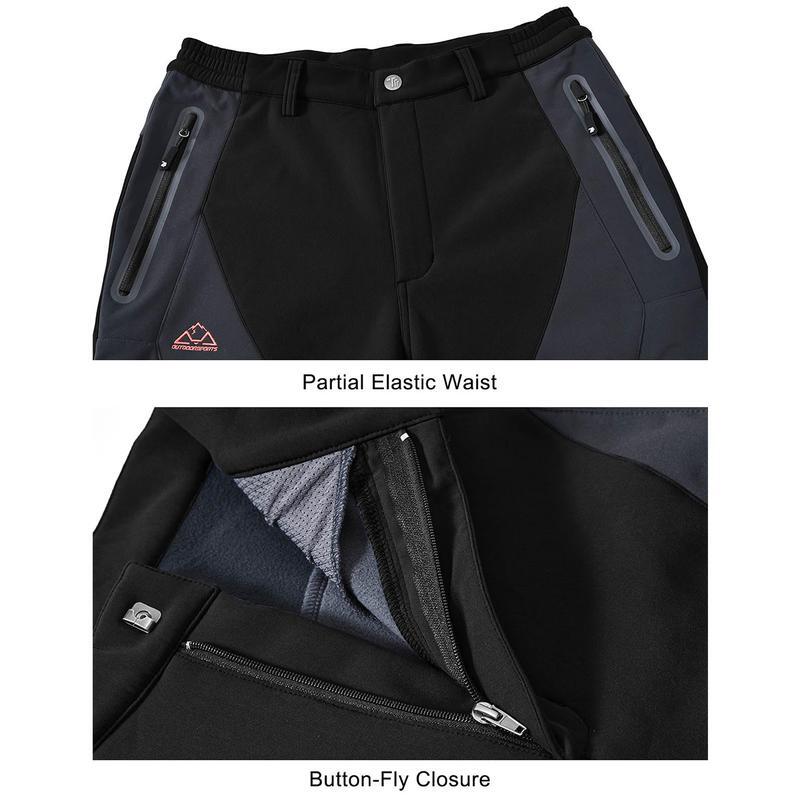 đDERNIER JOUR DE SOLDES 50 % DE RĂDUCTION !!đ„Pantalon d'hiver impermĂ©able pour homme avec doublure en polaire Pantalon cargo