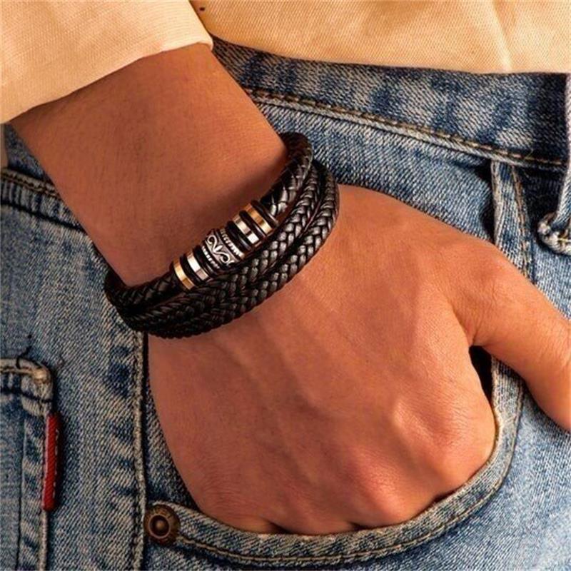 Je serai toujours avec toi - Bracelet double rangée