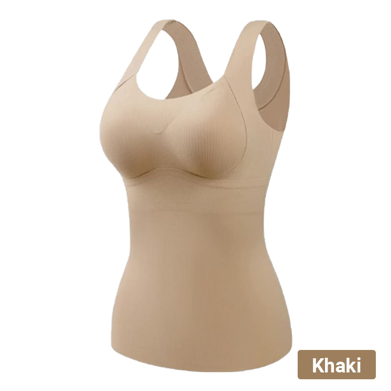 đVente spĂ©ciale du Nouvel AnđDĂ©bardeurs thermiques pour femmes avec soutien-gorge intĂ©grĂ©