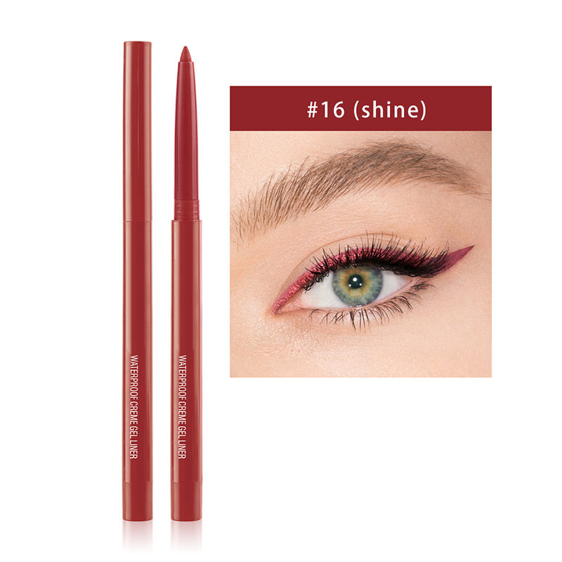 Ensemble de 20 Crayons d'Eyeliner Imperméables et Multicolores de Longue Tenue