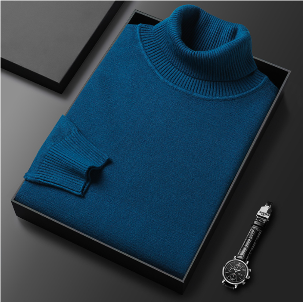 ✨Nouvel Arrivage✨ Pull en cachemire Premium de couleur unie pour hommes - Achetez-en deux et bénéficiez de la livraison gratuite