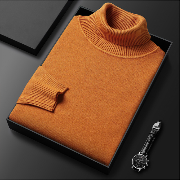 ✨Nouvel Arrivage✨ Pull en cachemire Premium de couleur unie pour hommes - Achetez-en deux et bénéficiez de la livraison gratuite