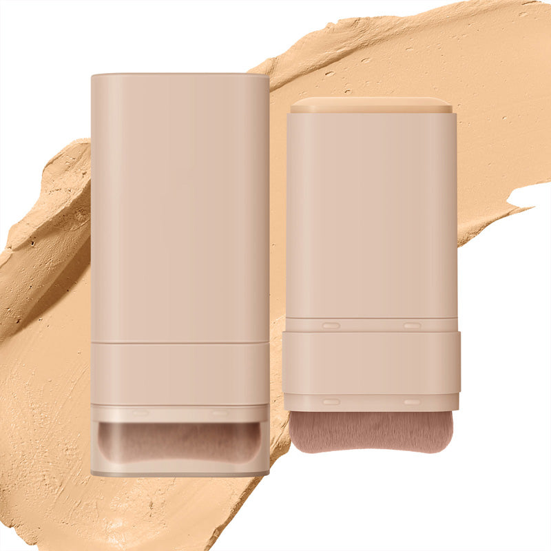 ✨️Vente flash✨️Bâton de Fond de Teint Mat Velouté avec Brosse Fine