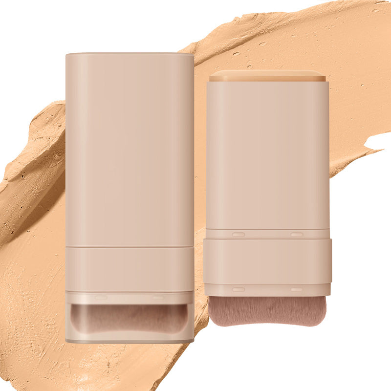 ✨️Vente flash✨️Bâton de Fond de Teint Mat Velouté avec Brosse Fine