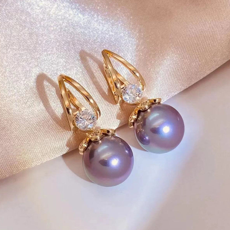 💎60% Réduction✨Boucles d'oreilles pendantes en perles étincelantes pour femmes