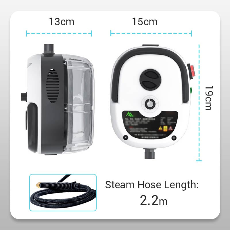 🔥2500W Nettoyeur à Vapeur à Haute Température Pressurisée Portatif