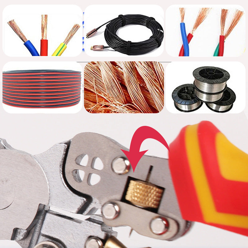 ✅Pinces à Dénuder Polyvalentes avec Fonction de Mesure d'Électricité🧰