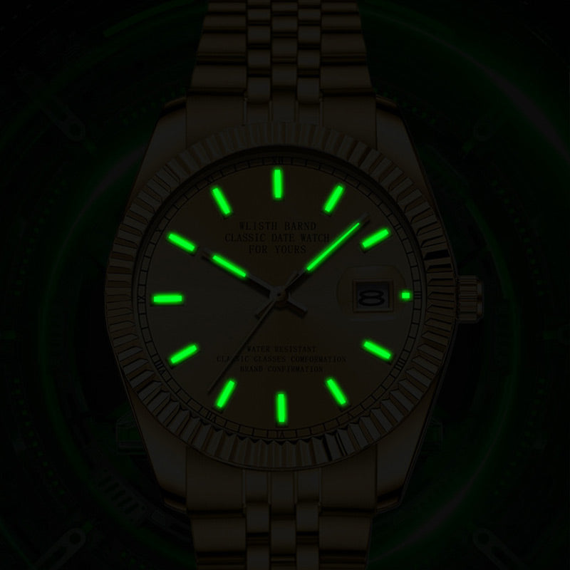 Montre Tendance Lumineuse Étanche et Durable pour Hommes