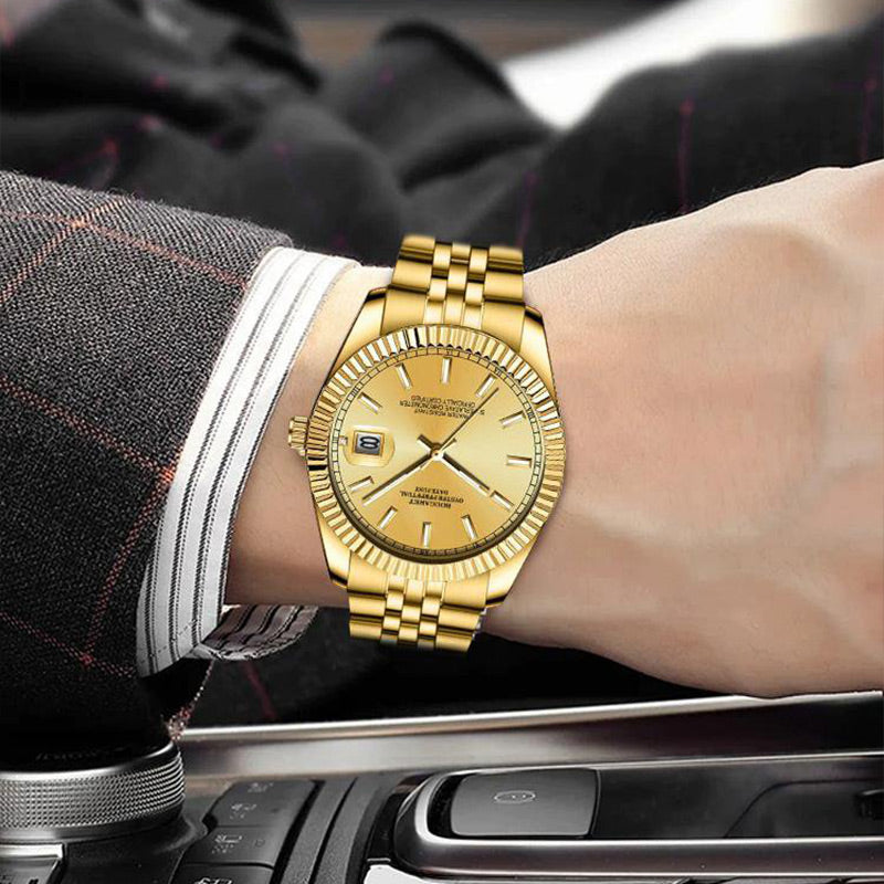 Montre Tendance Lumineuse Étanche et Durable pour Hommes