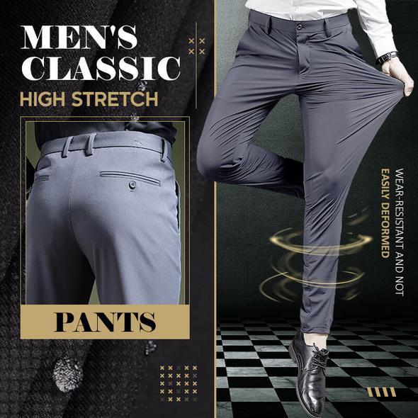 (ACHETEZ-EN 2 POUR LA LIVRAISON GRATUITE) Pantalon classique pour hommes à bonne élasticité