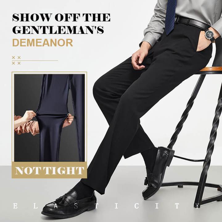 (ACHETEZ-EN 2 POUR LA LIVRAISON GRATUITE) Pantalon classique pour hommes à bonne élasticité