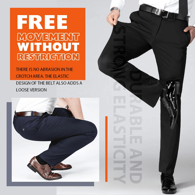 (ACHETEZ-EN 2 POUR LA LIVRAISON GRATUITE) Pantalon classique pour hommes à bonne élasticité