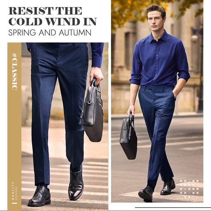 (ACHETEZ-EN 2 POUR LA LIVRAISON GRATUITE) Pantalon classique pour hommes à bonne élasticité