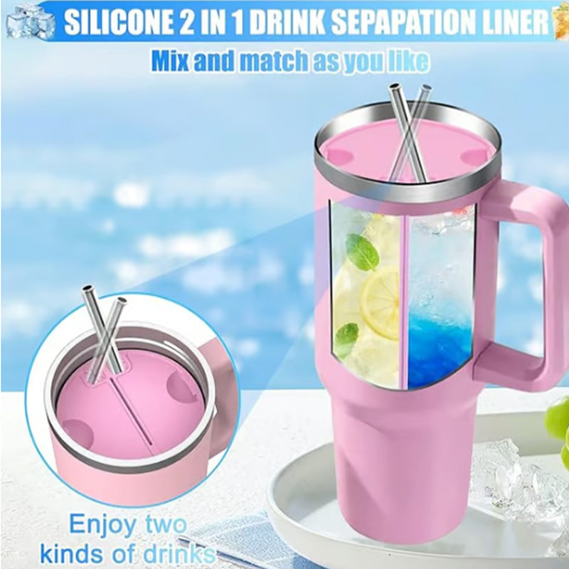 Séparateur de boissons silicone 2 - en - 1, 50% de réduction aujourd'hui seulement!