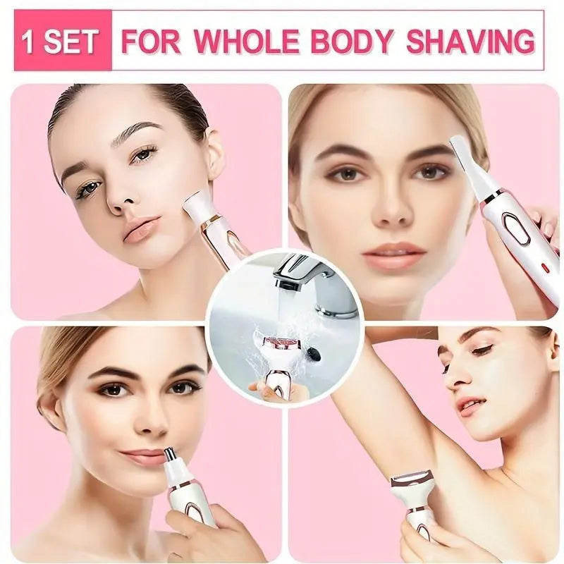 Rasoir électrique sans fil 4 en 1 pour femmes