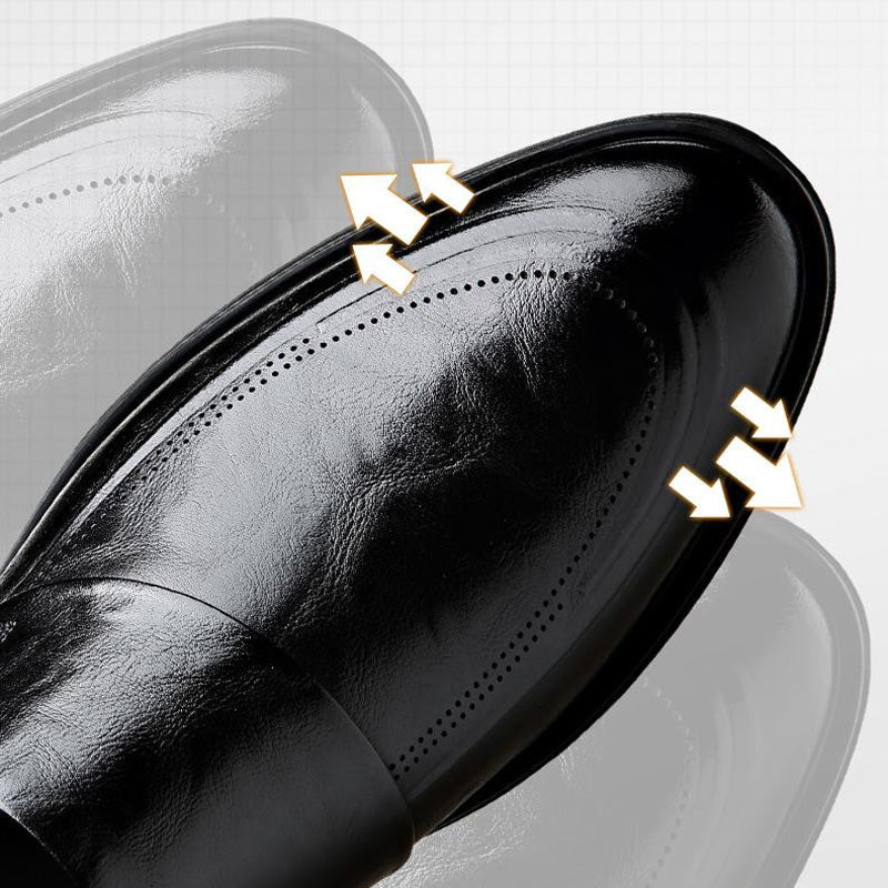 🔥2025 CHAUSSURES DE LUXE EN CUIR POUR HOMMES FAITES À LA MAIN.