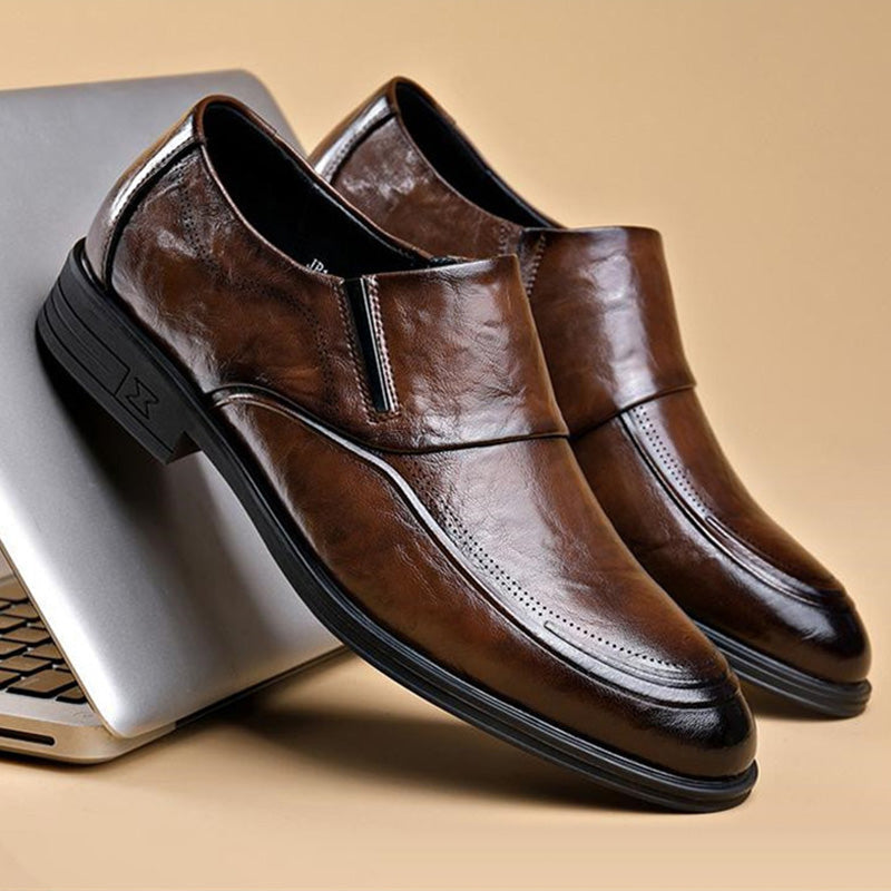 🔥2025 CHAUSSURES DE LUXE EN CUIR POUR HOMMES FAITES À LA MAIN.