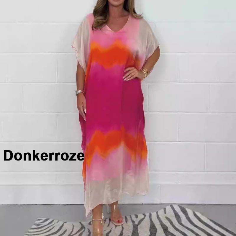 Summer Limited Time 49% Off🔥✨Women Comfortable Casual Chiffon Dip Dye Dress
