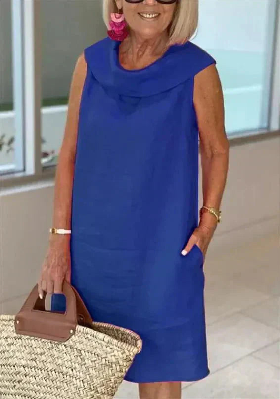 Robe d'Été à Col à Volants