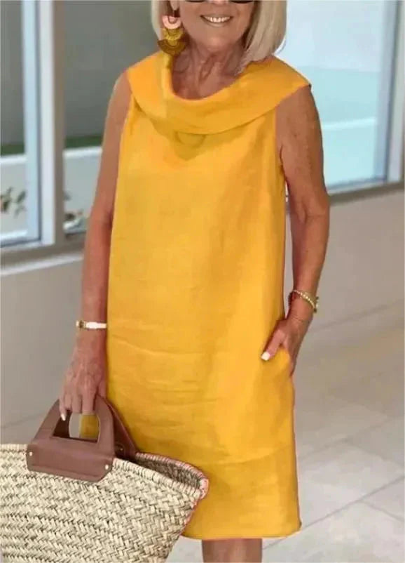 Robe d'Été à Col à Volants
