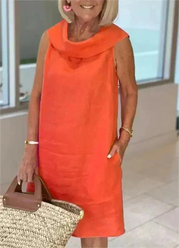 Robe d'Été à Col à Volants