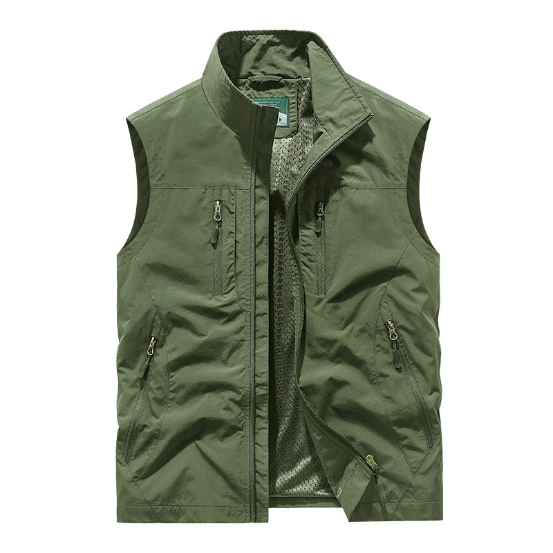 🧥 60% OFF MAINTENANT ! 👕 Veste Sans Manches Oversize pour Homme - Design Urbain avec Poches Multiples et Tissu Respirant 🏙️✨