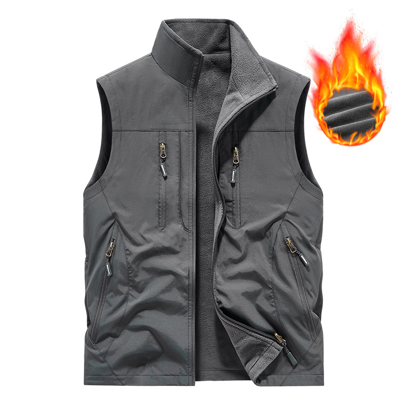 🧥 60% OFF MAINTENANT ! 👕 Veste Sans Manches Oversize pour Homme - Design Urbain avec Poches Multiples et Tissu Respirant 🏙️✨