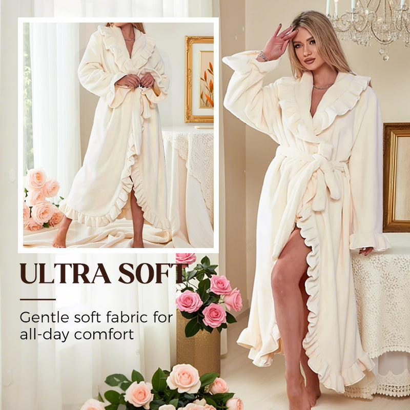 ⏳Offre spéciale à durée limitée⏰Peignoir doux et moelleux 🧖♀️ – Tissu doux pour la peau, chaleur agréable après la douche