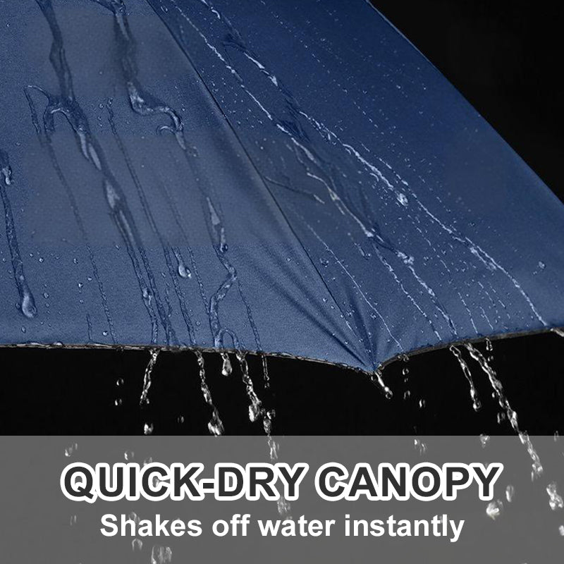☔ Grand parapluie pliable et résistant au vent à 12 baleines