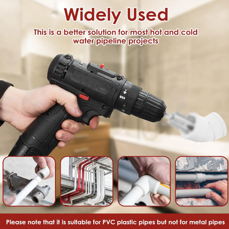 🛠️Achetez-en 1, obtenez-en 1 GRATUIT ! – Outil de filetage interne & externe pour tuyaux PVC 🚰