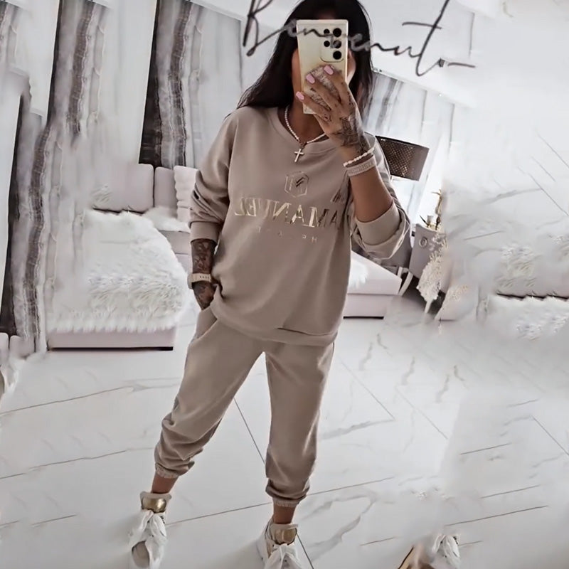 Ensemble décontracté pour femme — blouse imprimée et pantalon ample🔥Achetez 2 livraisons gratuites