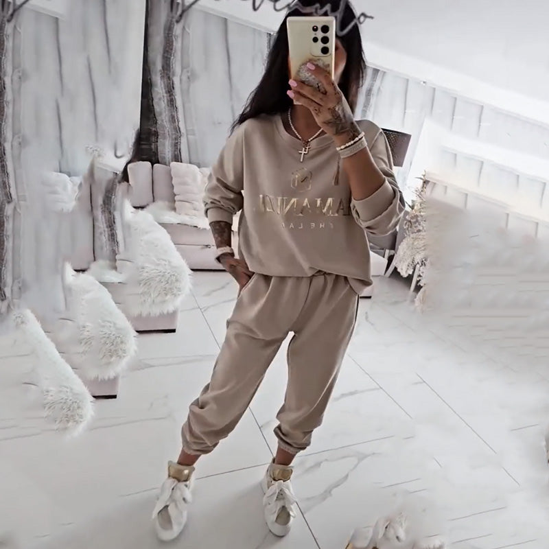 Ensemble décontracté pour femme — blouse imprimée et pantalon ample🔥Achetez 2 livraisons gratuites
