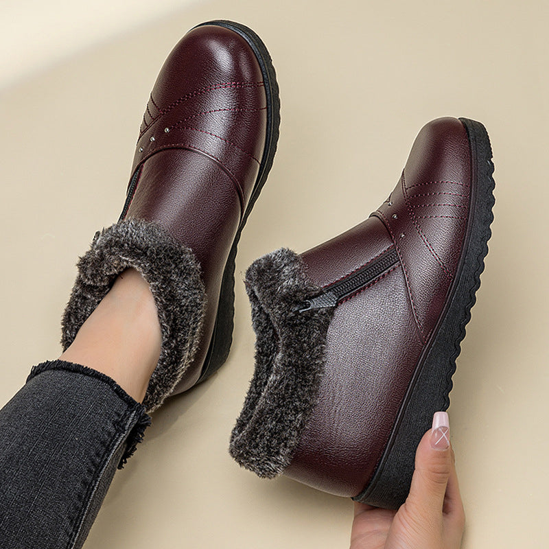 Bottines chaudes Ă©paisses pour femmesđ„Achetez 2 livraisons gratuites