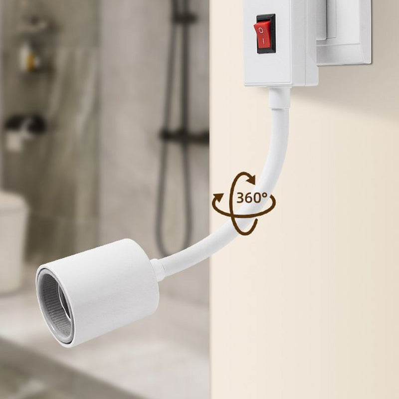📢📢 Vente flash⚡ : se termine dans 3 heures ! ⏰⏰Douille de lampe de salle de bain haute puissance avec interrupteur