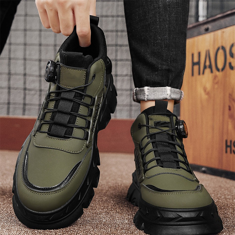 Bottines homme rétro décontractées à semelle épaisse🔥Achetez 2 livraisons gratuites