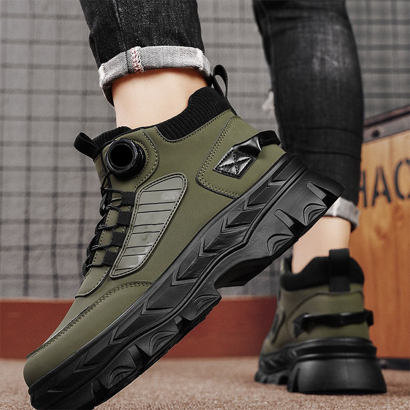 Bottines homme rétro décontractées à semelle épaisse🔥Achetez 2 livraisons gratuites