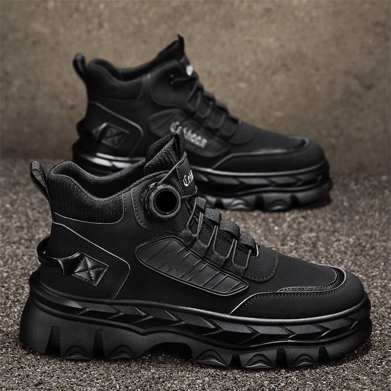 Bottines homme rétro décontractées à semelle épaisse🔥Achetez 2 livraisons gratuites
