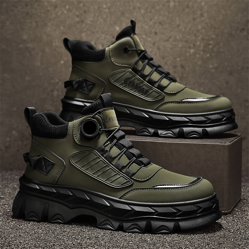 Bottines homme rétro décontractées à semelle épaisse🔥Achetez 2 livraisons gratuites