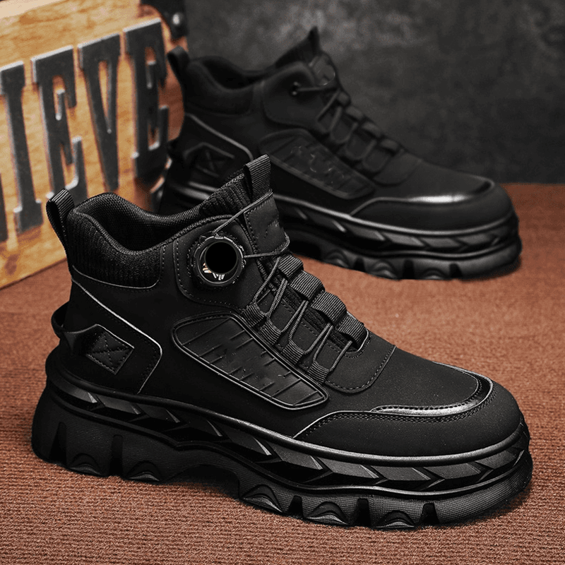 Bottines homme rétro décontractées à semelle épaisse🔥Achetez 2 livraisons gratuites